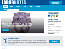 Tablet Screenshot of labornotes.org